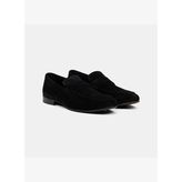 Erkek Siyah Klasik Süet Loafer