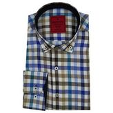 Erkek Slim Fit Ekose Gömlek Bgl-st00089