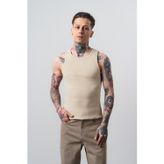 Erkek Tank Top Atlet Bej