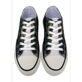 Erkek Vegan Gri Sneakers - Star Eagle Tasarım