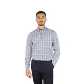 Erkek%100 Pamuk Normal Kalıp Kare Desenli Uzun Kollu Çok Renkli Gömlek 15313049-C08