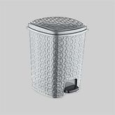 Erkoç Poly Time Rattan Çöp Kovası Pedallı 22 Lt - Küçük