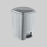 Erkoç Poly Time Rattan Çöp Kovası Pedallı 6 Lt - Küçük