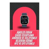 Ers49mm Akıllı Saat Amoled Ekranlı Kadın Erkek Kol Saati Plastik Kordon Yeni Nesil