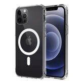 Ersapple İphone 12 Kılıf Magneticsafe Şeffaf Silikon - Şeffaf