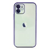 Ersapple İphone 12 Kılıf Razer Lensli Silikon - Mor