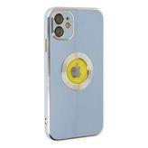 Ersapple İphone 12 Kılıf Store Silikon - Sierra Blue