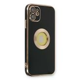Ersapple İphone 12 Kılıf Store Silikon - Siyah