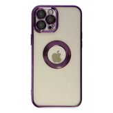 Ersapple İphone 12 Pro Kılıf Slot Silikon - Mor