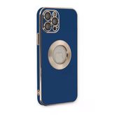 Ersapple İphone 12 Pro Kılıf Store Silikon - Mavi
