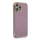 Ersapple İphone 12 Pro Kılıf Volet Silikon - Mor