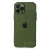 Ersapple İphone 12 Pro Max Kılıf Fly Lens Silikon - Yeşil