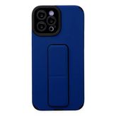 Ersapple İphone 12 Pro Max Kılıf Mega Standlı Silikon - Mavi
