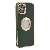 Ersapple İphone 12 Pro Max Kılıf Store Silikon - Yeşil