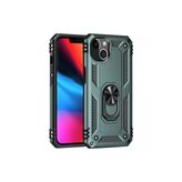 Ersapple İphone 13 Kılıf Sofya Yüzüklü Silikon Kapak - Yeşil