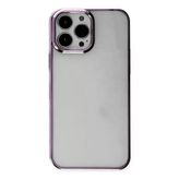 Ersapple İphone 14 Pro Kılıf Element Silikon - Lila