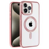 Ersapple İphone 14 Pro Max Kılıf Kronos Magsafe Kapak - Rose