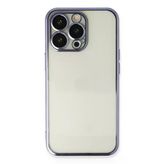 Ersapple İphone 14 Pro Max Kılıf Razer Lensli Silikon - Mor