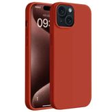 Ersapple İphone 15 Plus Kılıf First Silikon - Kırmızı