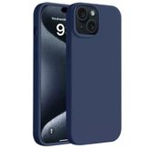 Ersapple İphone 15 Plus Kılıf First Silikon - Lacivert