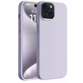 Ersapple İphone 15 Plus Kılıf First Silikon - Lila