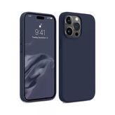 Ersapple İphone 15 Pro Kılıf First Silikon - Lacivert