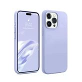 Ersapple İphone 15 Pro Max Kılıf First Silikon - Lila