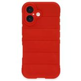 Ersapple İphone 16 Plus Kılıf Optimum Silikon - Kırmızı
