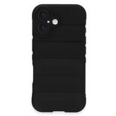 Ersapple İphone 16 Plus Kılıf Optimum Silikon - Siyah