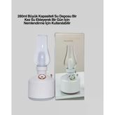 Ersrenkli Led Işıklı Retro Gaz Lambası Aroma Terapi Mist Maker