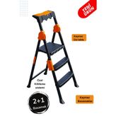 ERTEKPA Mensa Plus 2+1 Basamaklı Metal Merdiven