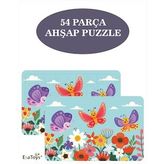 EsaToys Ahşap 54 Parça Çocuk Puzzle