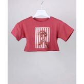Escabel Kız Çocuk Tshirt Kısa Boy - Somon