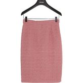Escada Orta Boy Pembe Pamuklu Tüvit Etek - 34