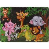 Eser 80 Parça Çocuk Puzzle Neşeli Hayvanlar