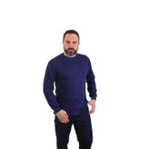 Eser - Bisiklet Yaka Sweatshirt - Cepli - Lacivert