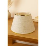 Eslight Avangart Abajur Başlığı 22CM - Koyu Bej