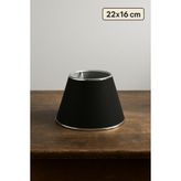 Eslight Avangart Abajur Başlığı 22CM - Siyah
