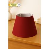 Eslight Bordo Kumaş Abajur Başlığı 22 cm T29