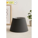 Eslight Modern Abajur Başlığı 22CM - Antrasit