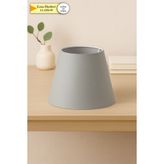 Eslight Modern Abajur Başlığı 22CM - Gri - Beyaz