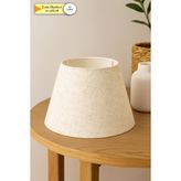 Eslight Modern Abajur Başlığı 22CM - Kum Beji