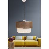 Eslight Sakız Modern Tekli Sarkıt Avize Açık Kahve E714 - Açık Kahverengi