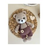esmanın diyarı Amigurumi Waly Tek Ayıcık