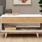 Esmob Silla Orta Sehpa, Beyaz-Meşe