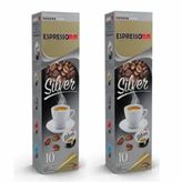 Espressomm 20 Adet Tchibo Uyumlu Silver Kapsül Kahve