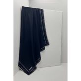 ESSLERA Desenli Siyah Gri Soft Eşarp