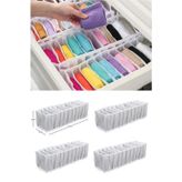 Esti 4 Adet - 11 Gözlü Çekmece Içi Akordiyon Organizer - Small 11 X 41 X 12
