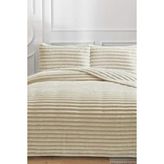Eterna Peluş Tek Kişilik 180X240 cm Yatak Örtüsü Bej - 180 x 240 cm