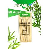 Ethex Yassı Çöp Şiş - (20 CM, 50 ADET)